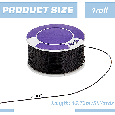 50 Yards Nylon Wire DIY-WH0568-65C-1