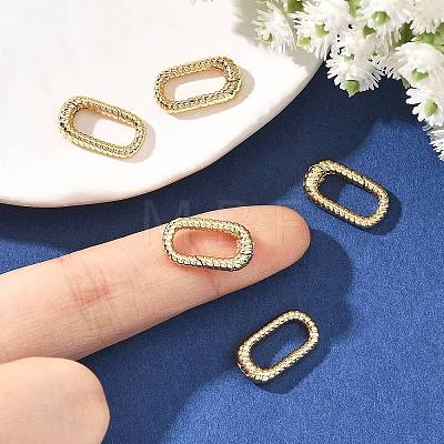 SHEGRACE Brass Spring Gate Rings XGRQ58095-756G-1