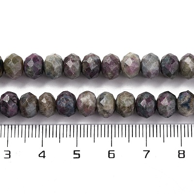 Natural Ruby in Zoisite Beads Strands G-K380-A60-05-1