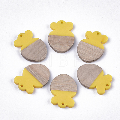 Resin & Wood Pendants RESI-S358-43C-1