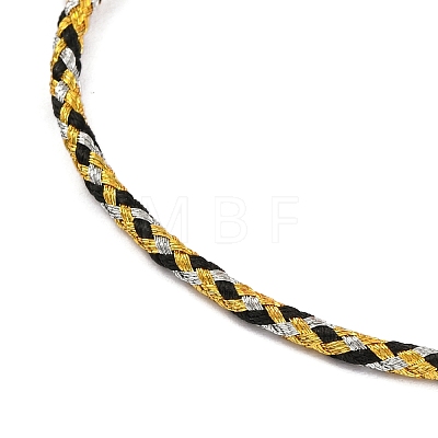 Braided Carbon Steel Wire Bracelet Making MAK-A017-B34-1