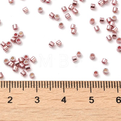 Electroplate Glass Seed Beads SEED-S042-01B-14-1