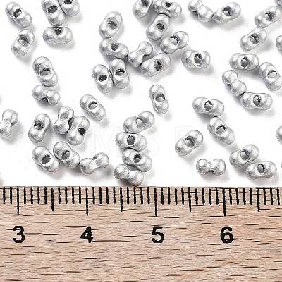 Baking Paint Glass Seed Beads SEED-A033-04L-1