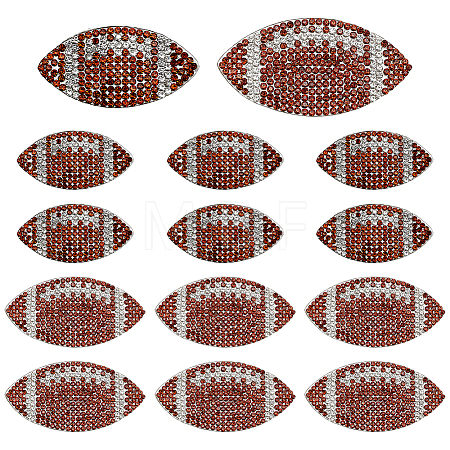 14Pcs 2 Styles Glass Hotfix Rhinestone DIY-NB0015-48-1