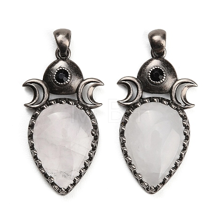 Natural Quartz Crystal Pendants GG-CBACC2B-05AS-01-1