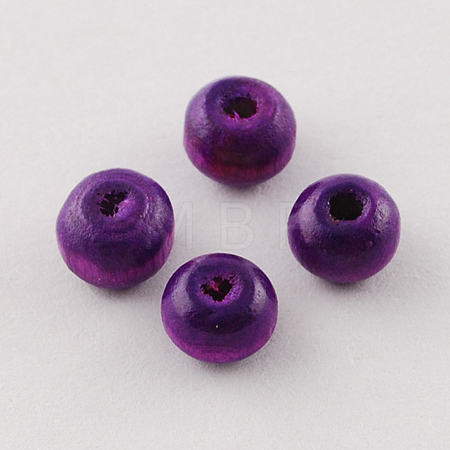 Natural Wood Beads X-W02KQ051-1