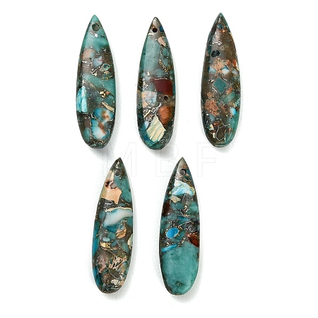 Dyed Synthetic Imperial Jasper Pendants GG-CBAA20A-08C-1
