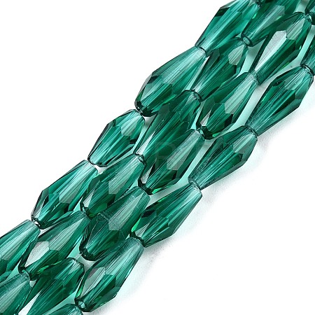 Transparent Glass Beads Strands GLAA-T009-004A-1