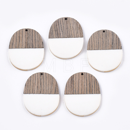 Resin & Wenge Wood Pendants RESI-T023-01L-1