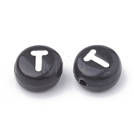 Opaque Acrylic Beads SACR-N002-02T-1