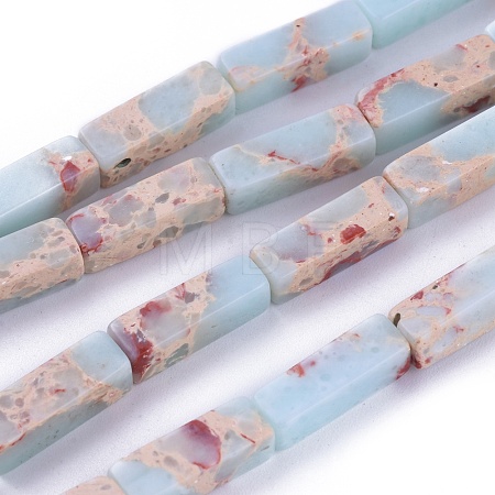 Synthetic Imperial Jasper Beads Strands G-E508-02I-1