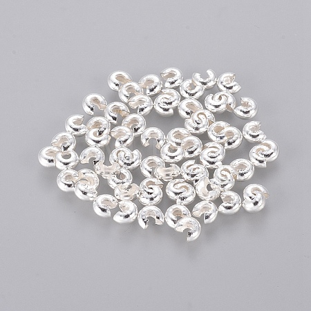 Iron Crimp Beads Covers X-IFIN-H028-NFS-NF-1