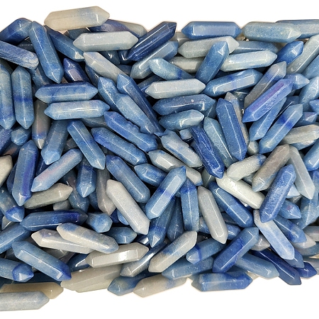 Dyed & Heated Natural Blue Aventurine Healing Stones PW-WG3C574-22-1