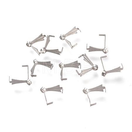 Tarnish Resistant 304 Stainless Steel Ice Pick Pinch Bails STAS-F263-01A-P-1
