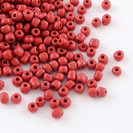 (Repacking Service Available) Glass Seed Beads SEED-C019-4mm-45B-1