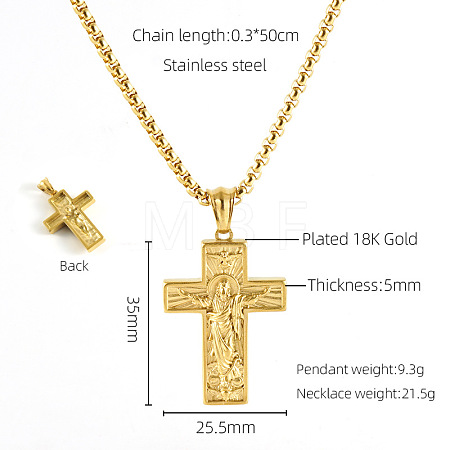 304 Stainless Steel Pendant Necklaces FS-WG0CD66-14-1