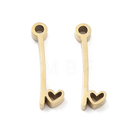 304 Stainless Steel Charms STAS-M327-02G-I-1