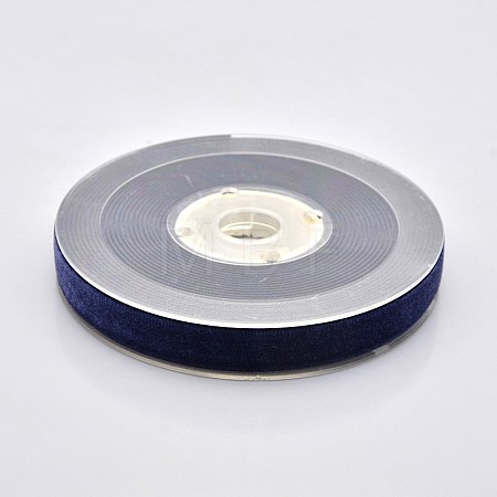 Polyester Velvet Ribbon for Gift Packing and Festival Decoration SRIB-M001-13mm-370-1