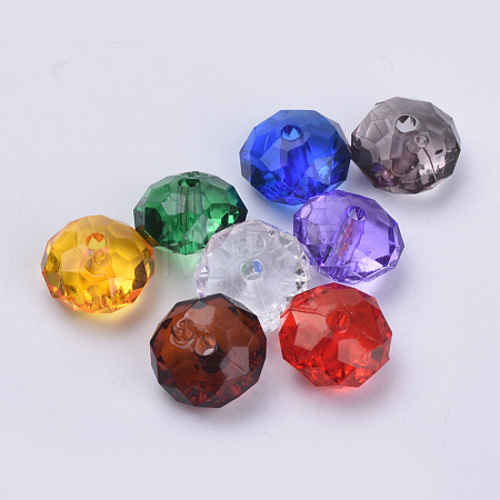 Transparent Acrylic Beads TACR-Q258-10mm-V-1