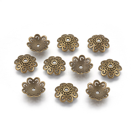Tibetan Style Bead Caps LS-TIBE-60309-AB-FF-1