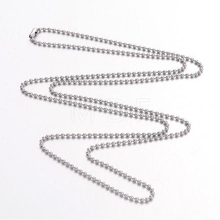 Tarnish Resistant Stainless Steel Necklace Making IFIN-R114-1.5mm-1