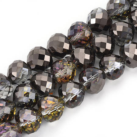 Electroplate Glass Beads Strands EGLA-T010-01A-1