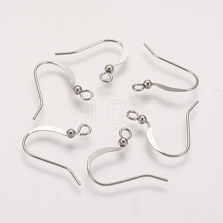 Brass French Earring Hooks KK-Q365-P-NF-1