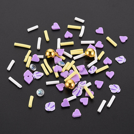 Handmade Polymer Clay Cabochons CLAY-N006-152-1