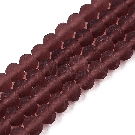 Transparent Glass Beads Strands X-EGLA-A044-T6mm-MD13-1