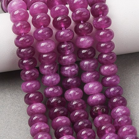 Natural White Jade Beads Strands G-E507-01-06-1