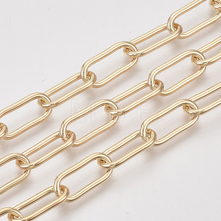 Unwelded Iron Paperclip Chains CH-S125-01B-LG-1