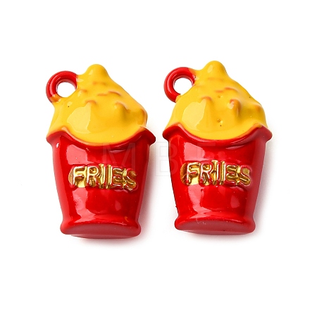 Baking Paint Alloy Pendants FIND-G097-05H-1
