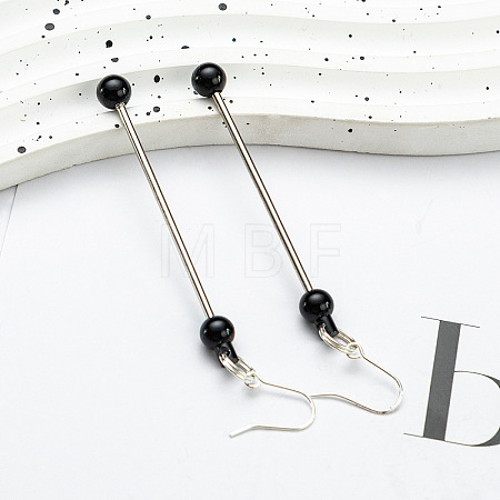 Plastic Dangle Earrings EJEW-WH0033-17D-1