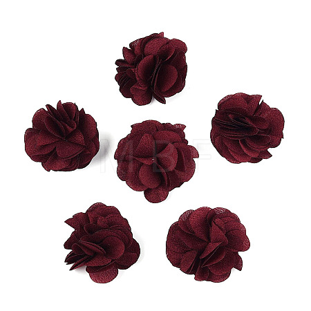 Polyester Fabric Flowers FIND-ZX004-11-02-1