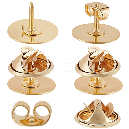 15 Sets Blank Brooches Accessories KK-BBC0015-73-1