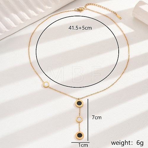 Stainless Steel Y-Shaped Necklaces for Women DA3123-6-1