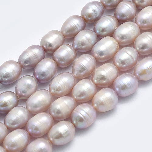 Natural Cultured Freshwater Pearl Beads Strands PEAR-F007-85B-01A-1