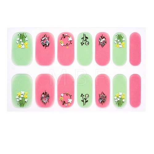 Full Cover Nombre Nail Stickers MRMJ-S060-ZX3343-1