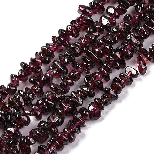 Natural Garnet Beads Strands F065-01A-1