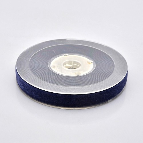 Polyester Velvet Ribbon for Gift Packing and Festival Decoration SRIB-M001-13mm-370-1
