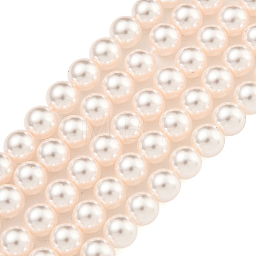 Glass Pearl Beads Strands HY-G002-01C-03-1