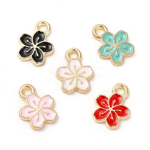 Alloy Enamel Charms ENAM-C005-34G-1