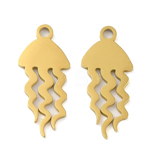 Ion Plating(IP) 304 Stainless Steel Pendants STAS-J042-19G-1