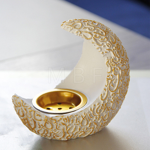 Arabic Moon Resin Incense Burner Holder PW22122294758-1