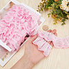 5M Double-Layer Pleated Polyester Chiffon Lace Trim OCOR-GF0006-69B-3