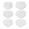 6Pcs 6 Styles DIY Flower & Animal & Heart Shape Nail Art Ornament Silicone Molds DIY-TA0004-22-11