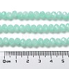 Baking Painted Imitation Jade Glass Bead Strands X-DGLA-A034-J6MM-A22-3