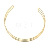 Rack Plating Brass Cuff Collar BJEW-Q350-02G-1