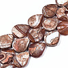 Natural Fire Crackle Agate Beads Strands G-N326-89-1