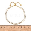 304 Stainless Steel Pave Clear Cubic Zirconia Tennis Bracelets BJEW-G754-03G-03-5